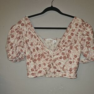 Floral Crop Top